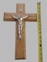 large mary mission oak cross
